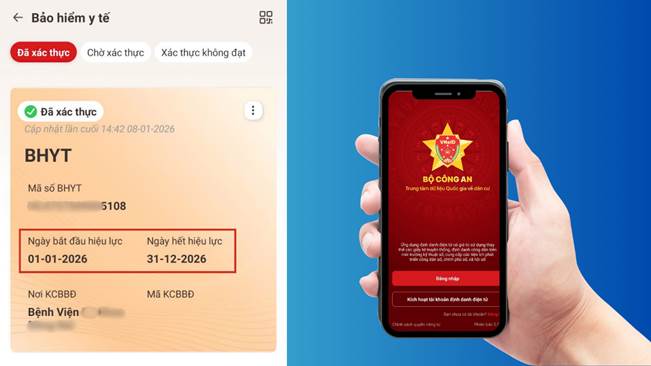 BHXH khuyến nghị người dân kiểm tra thông tin này trên VNeID, VssID- Ảnh 1.