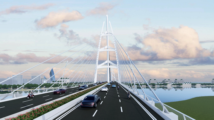 Diện mạo cây cầu hơn 6.200 tỷ đồng bắc qua sông Cấm ở Hải Phòng- Ảnh 2.