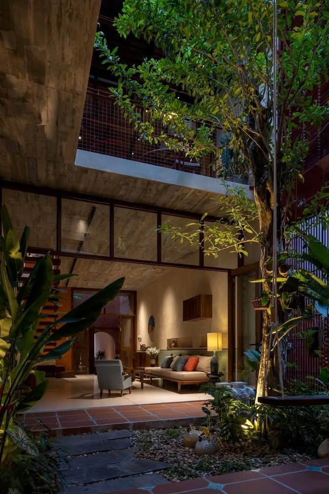 Ngôi nhà thiết kế mở đón gió và ánh sáng tự nhiên từ nhiều phía- Ảnh 10.