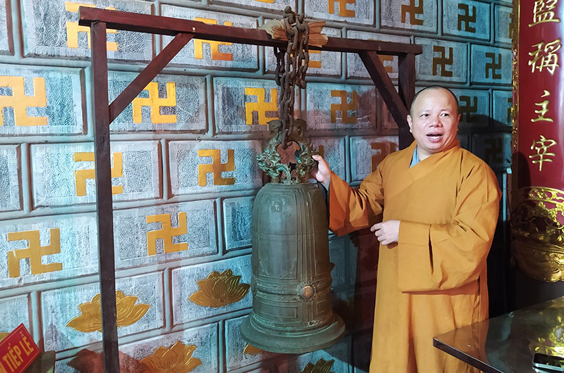 Chùa Cương Xá - ngôi chùa nhiều chữ Vạn nhất Việt Nam - Ảnh 4.