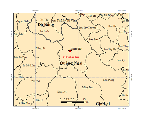 Quảng Ngãi xảy ra động đất liên tiếp vào mùng 5 Tết- Ảnh 1.