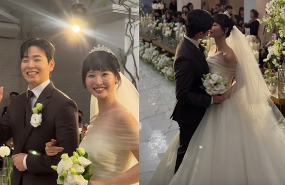 Đám cưới náo loạn đầu năm của diễn viên - ca sĩ 9X: Nụ hôn ngôn tình không hot bằng thái độ của cô dâu- Ảnh 1.