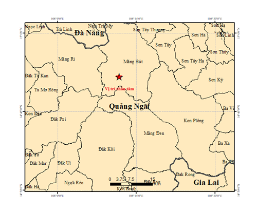 Ngày mùng 5 Tết, tỉnh Quảng Ngãi xảy ra liên tiếp 6 trận động đất- Ảnh 1.