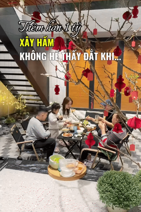 Gia đình ở Hà Nội xây nhà 7 tầng, bỏ thêm 1,5 tỷ để làm hầm cao 3m và thấy hoàn toàn xứng đáng- Ảnh 5. Gia đình ở Hà Nội xây nhà 7 tầng, bỏ thêm 1,5 tỷ để làm hầm cao 3m và thấy hoàn toàn xứng đáng- Ảnh 5.