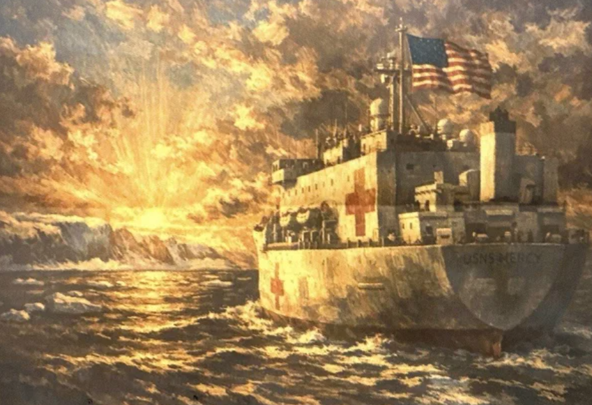 Điều tàu bệnh viện đến Greenland, ông Donald Trump nói gì? - Ảnh 1.