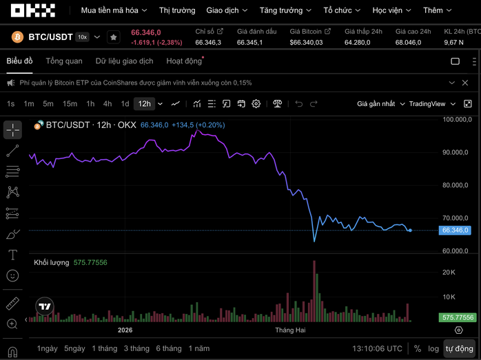 Thị trường tiền số hôm nay, 23-2: Áp lực chưa dứt với Bitcoin- Ảnh 1.