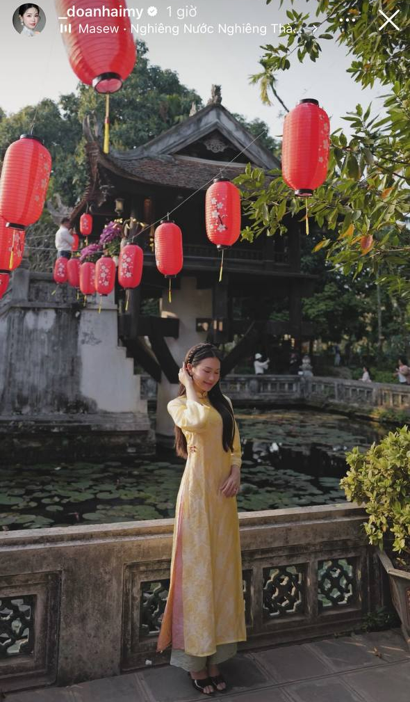 Văn Hậu du xuân cùng nhà vợ, mẹ Doãn Hải My gây sốt vì visual trẻ đẹp, một chín một mười với con - Ảnh 13.