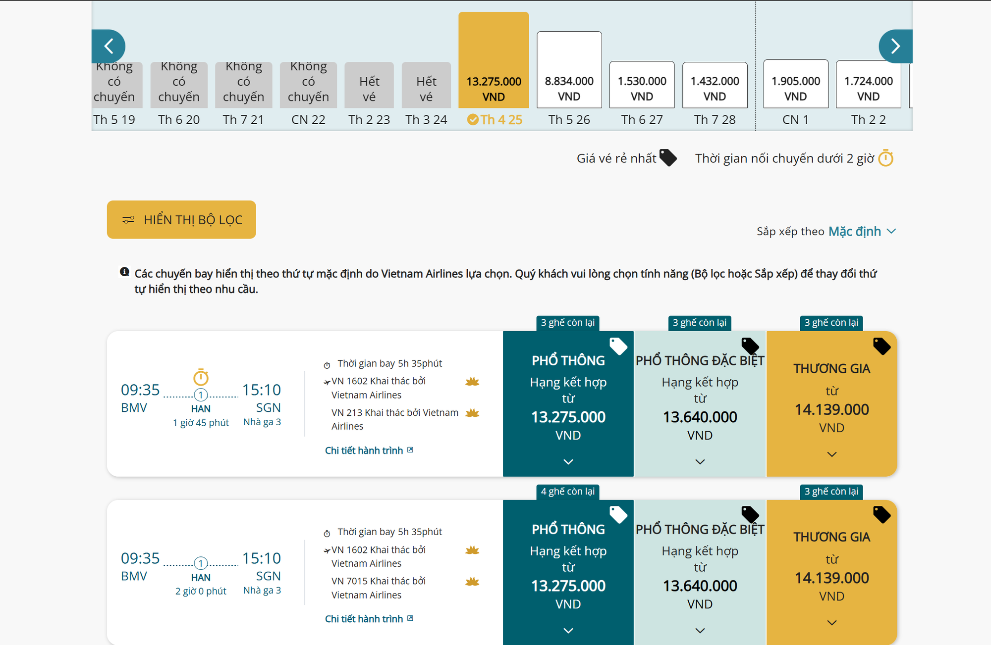 Giá vé máy bay Hà Nội - TP Hồ Chí Minh tăng vọt sau Tết - Ảnh 3.