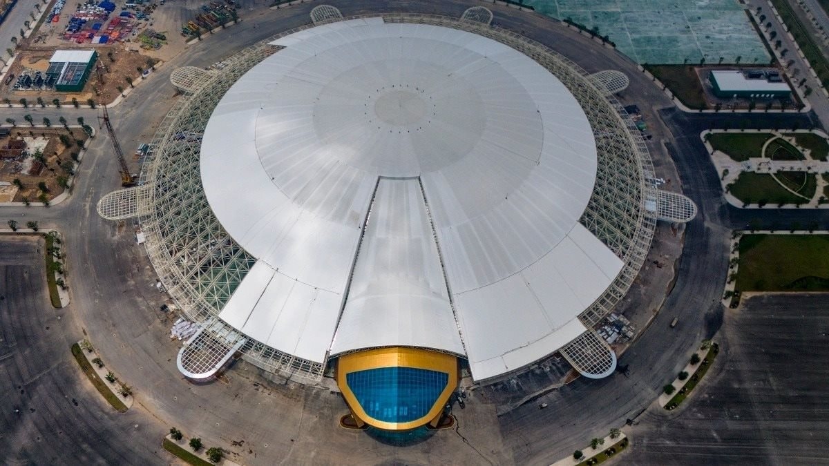 Nhà thầu Đại Dũng từng thi công vòm thép lớn nhất hành tinh sẽ làm Sân vận động Hưng Yên 15.000 tấn và Trống Đồng 40.000 tấn thép
và- Ảnh 1.