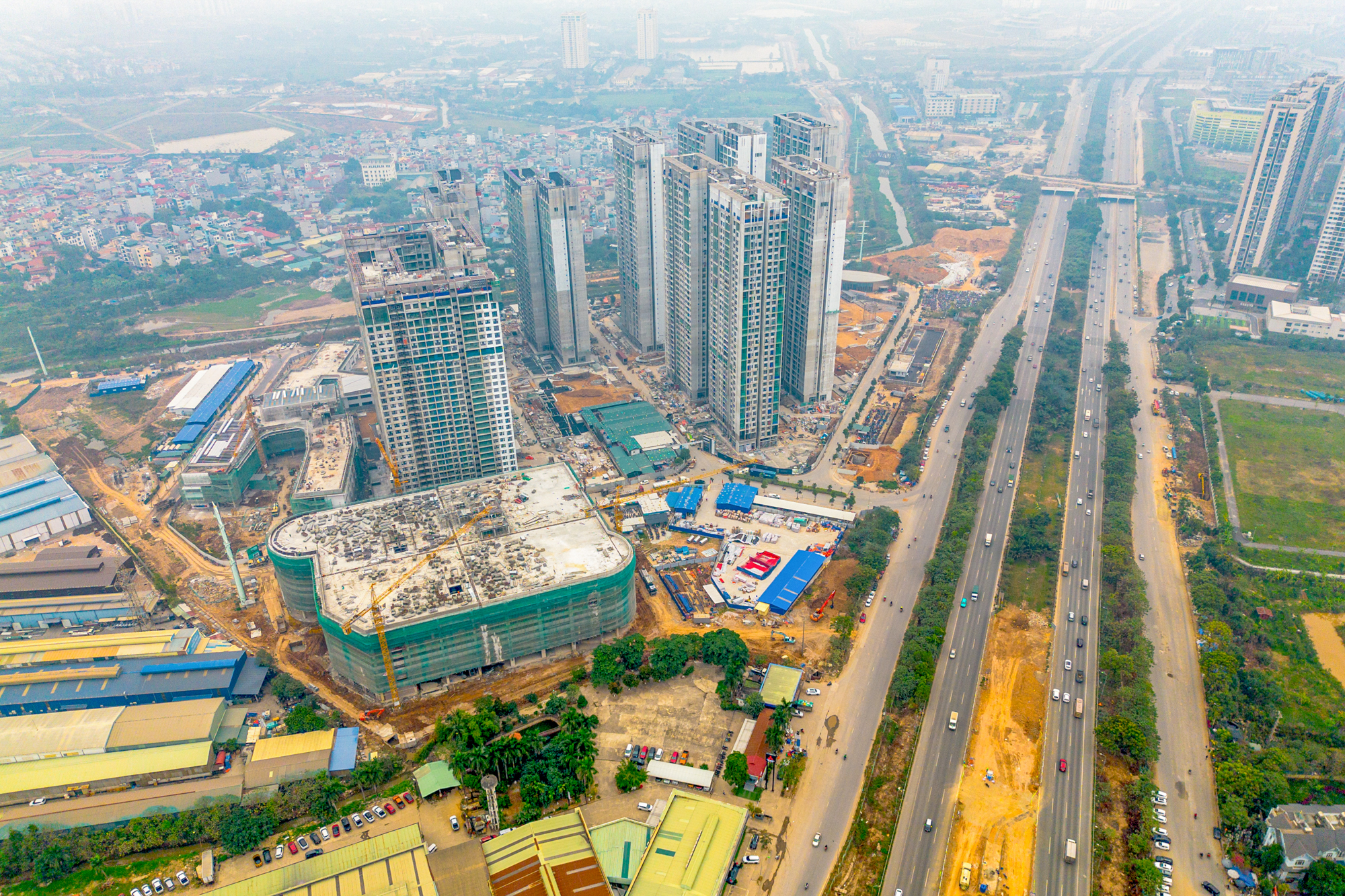 Toàn cảnh 6 toà chung đang rầm rầm xây dựng của MIK tại Nam An Khánh: Giá dự kiến 100 triệu đồng/m2, môi giới cắm chốt xung quanh - Ảnh 7.