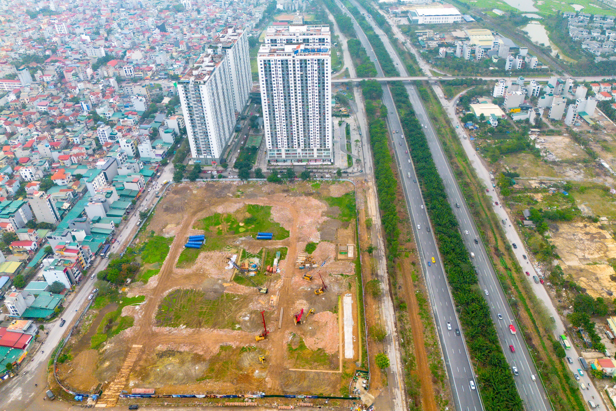 Toàn cảnh 6 toà chung đang rầm rầm xây dựng của MIK tại Nam An Khánh: Giá dự kiến 100 triệu đồng/m2, môi giới cắm chốt xung quanh - Ảnh 9.