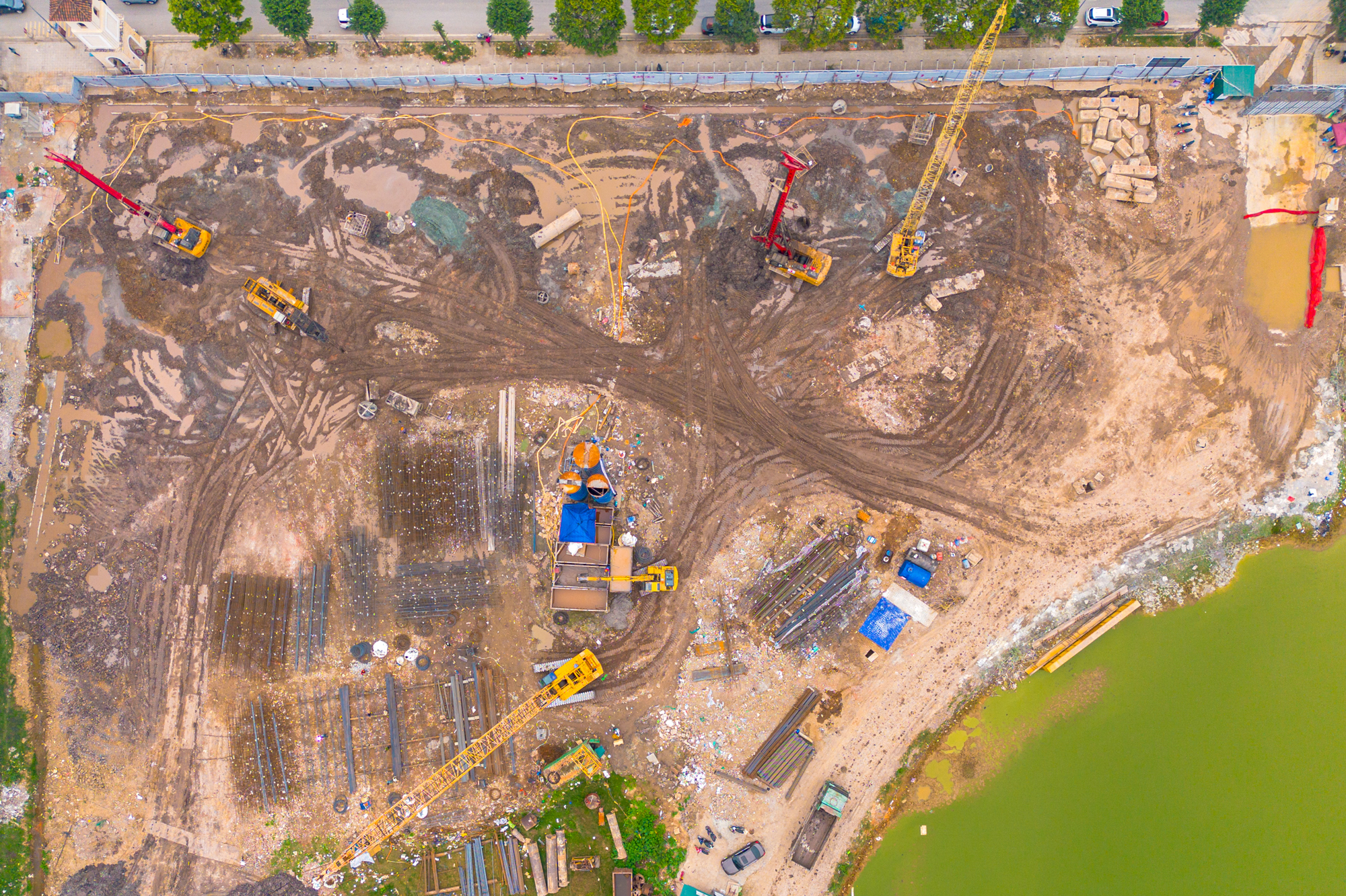 Toàn cảnh 6 toà chung đang rầm rầm xây dựng của MIK tại Nam An Khánh: Giá dự kiến 100 triệu đồng/m2, môi giới cắm chốt xung quanh - Ảnh 11.