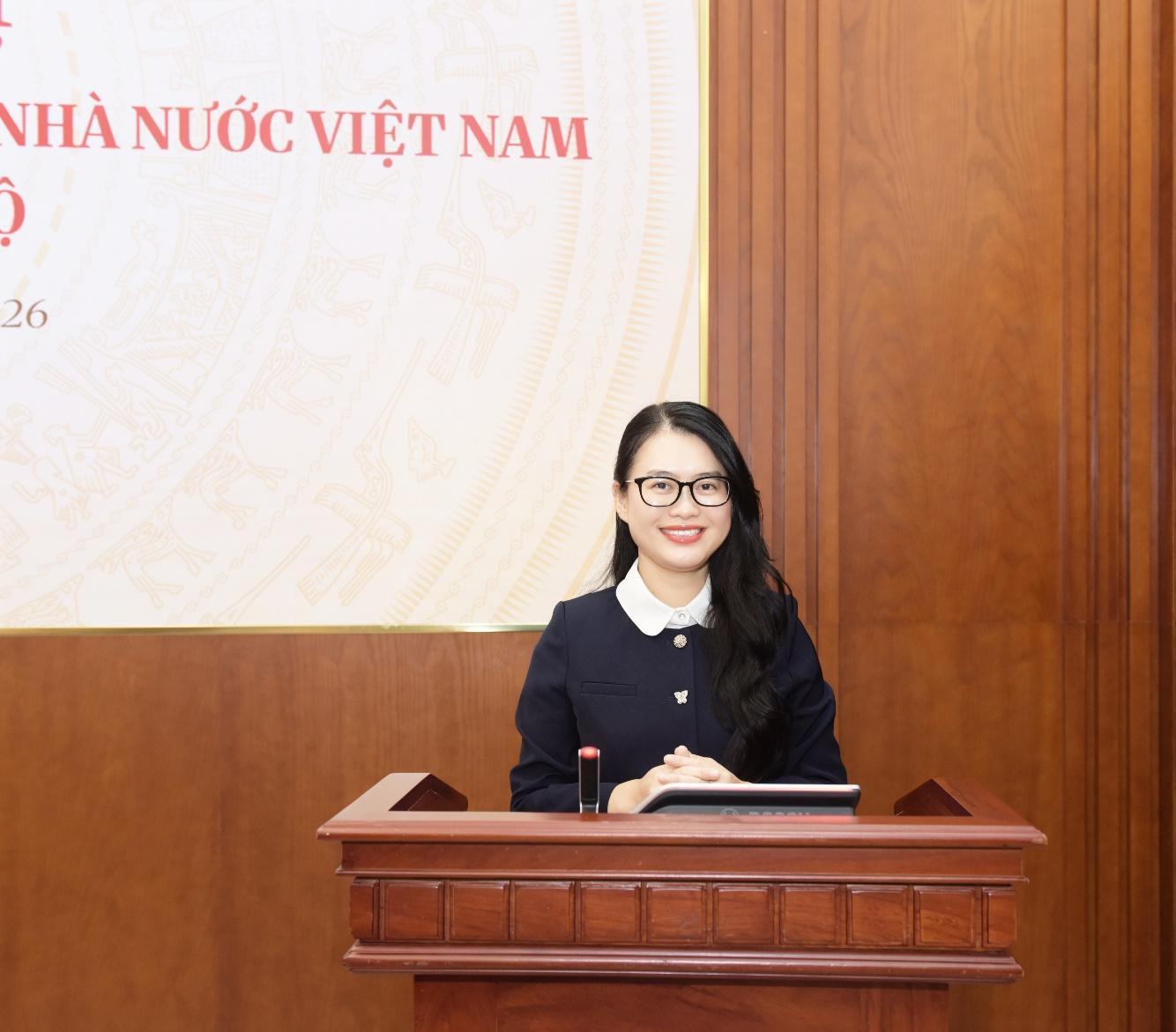 Thống đốc chỉ định, bổ nhiệm bà Vũ Minh Châu giữ chức Vụ trưởng Vụ HTQT - Ảnh 1.