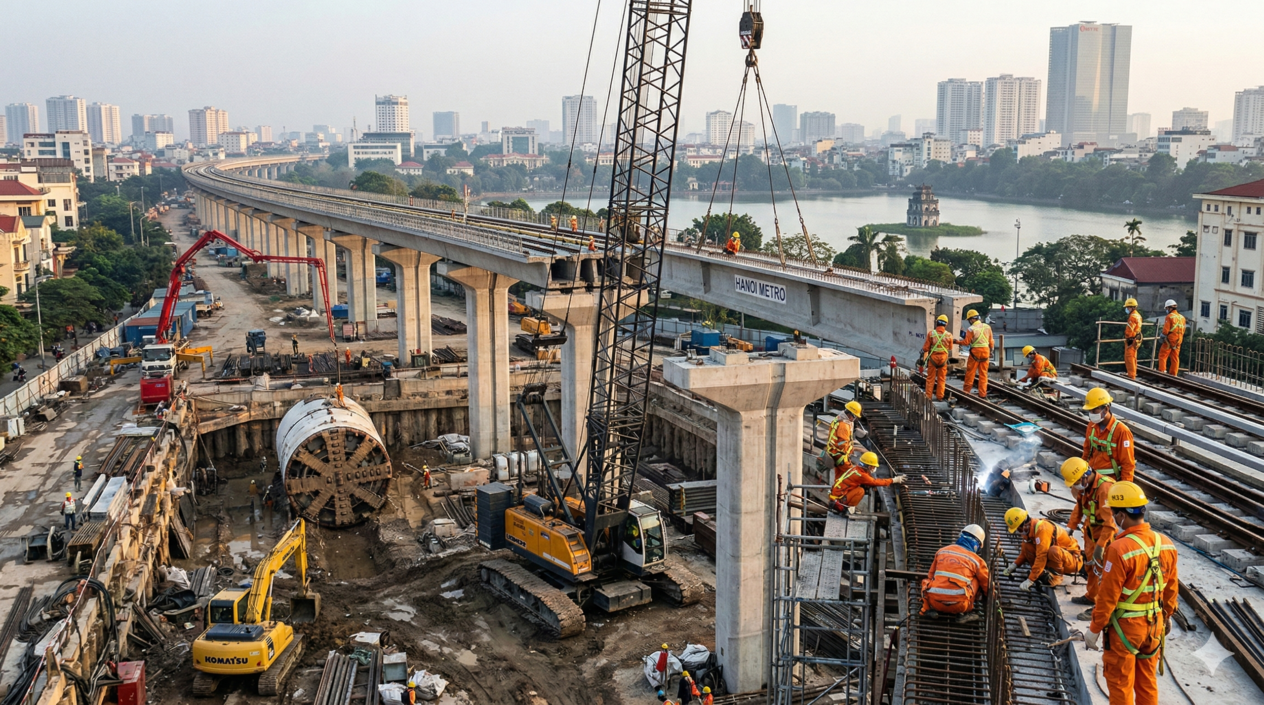 Hà Nội quyết tâm 10 năm làm 1.000 km đường sắt đô thị, các thành phố lớn trên thế giới làm hết bao lâu? - Ảnh 2.