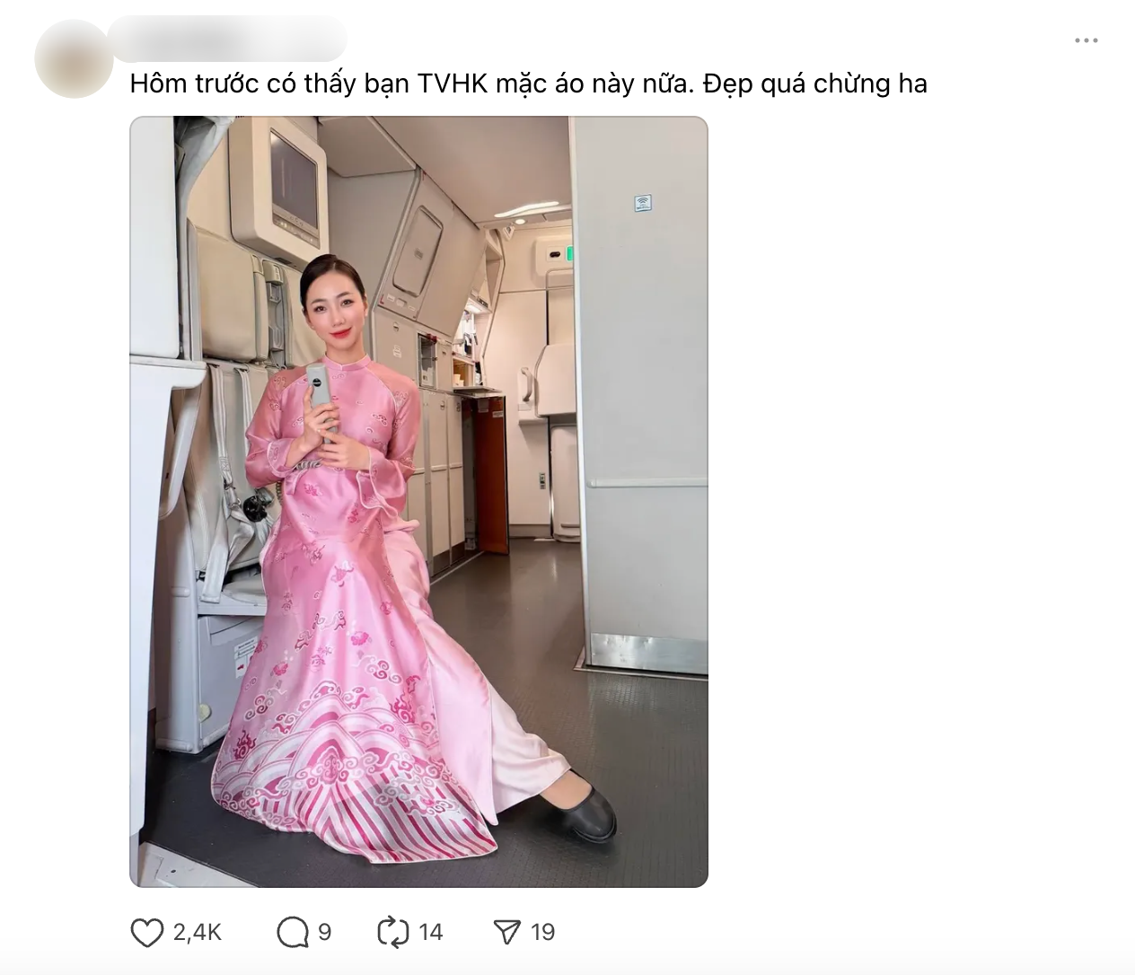 "Rừng hoa xuân" trên độ cao 10.000 mét của Vietnam Airlines: Khi tiếp viên được tự do diện áo dài rực rỡ- Ảnh 3.