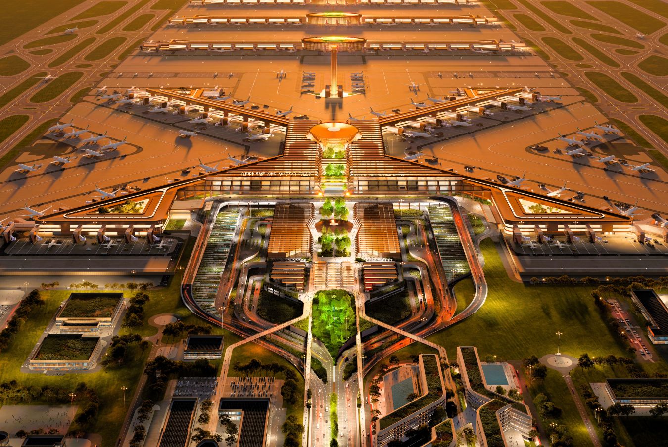 Sân bay 12,5 tỷ USD "như ngoài hành tinh" này sắp nắm kỷ lục chưa từng có tại châu Phi - Ảnh 1.