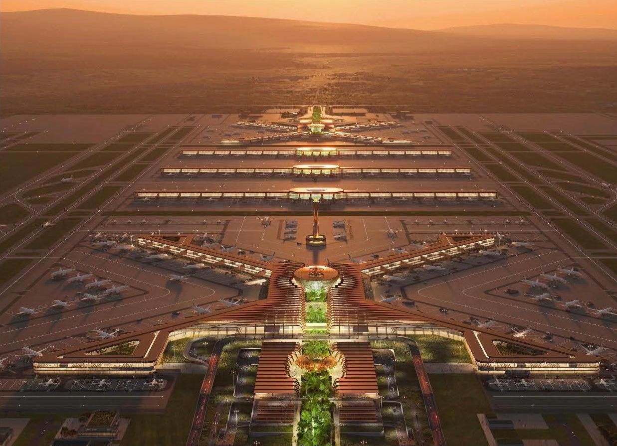 Sân bay 12,5 tỷ USD "như ngoài hành tinh" này sắp nắm kỷ lục chưa từng có tại châu Phi - Ảnh 2.