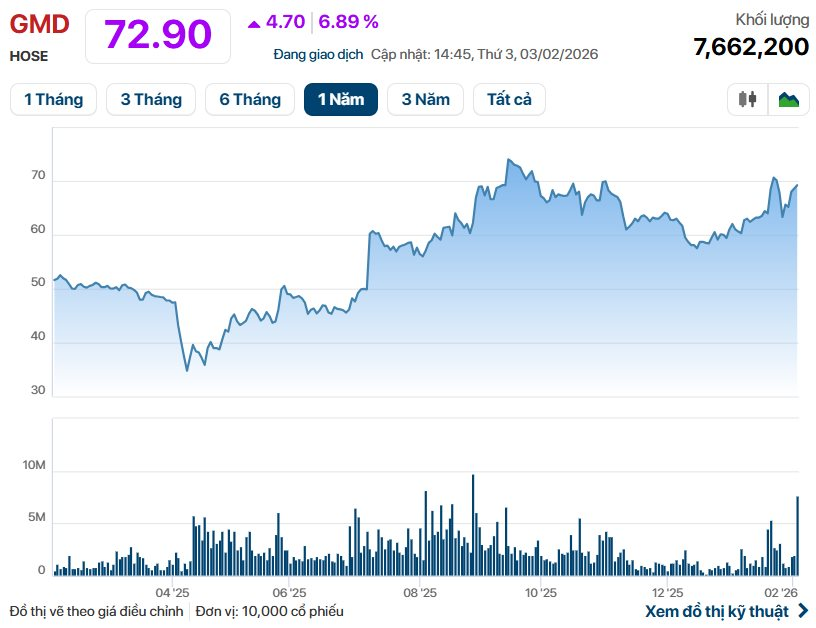 Cổ phiếu "gã khổng lồ" sở hữu cảng nước sâu lớn nhất Việt Nam "tím lịm" sau khi báo lãi lớn, cá mập âm thầm gom hàng- Ảnh 1.