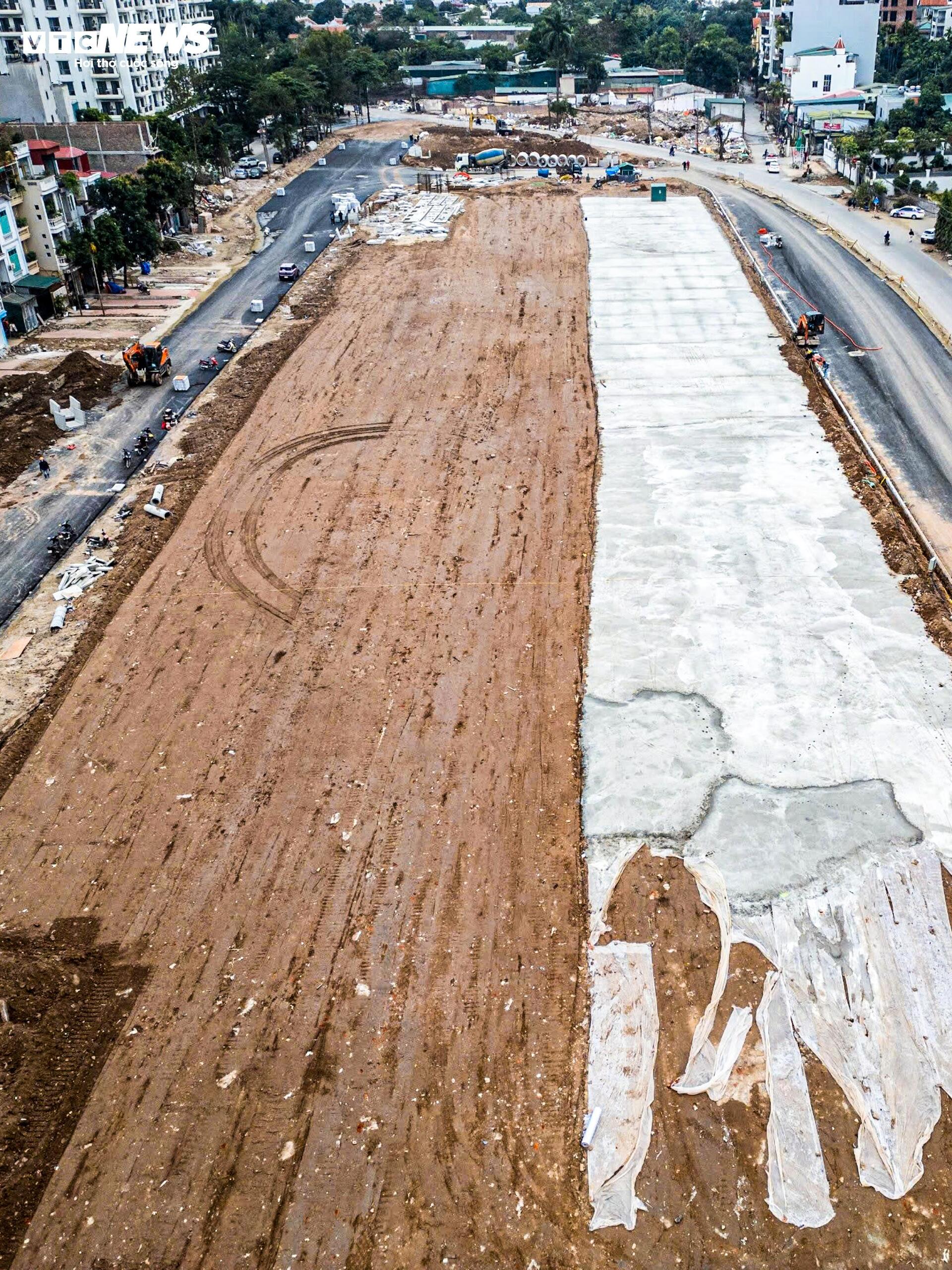 Tuyến đường rộng gần 100m ven Hồ Tây dần thành hình sau một năm thi công- Ảnh 7.