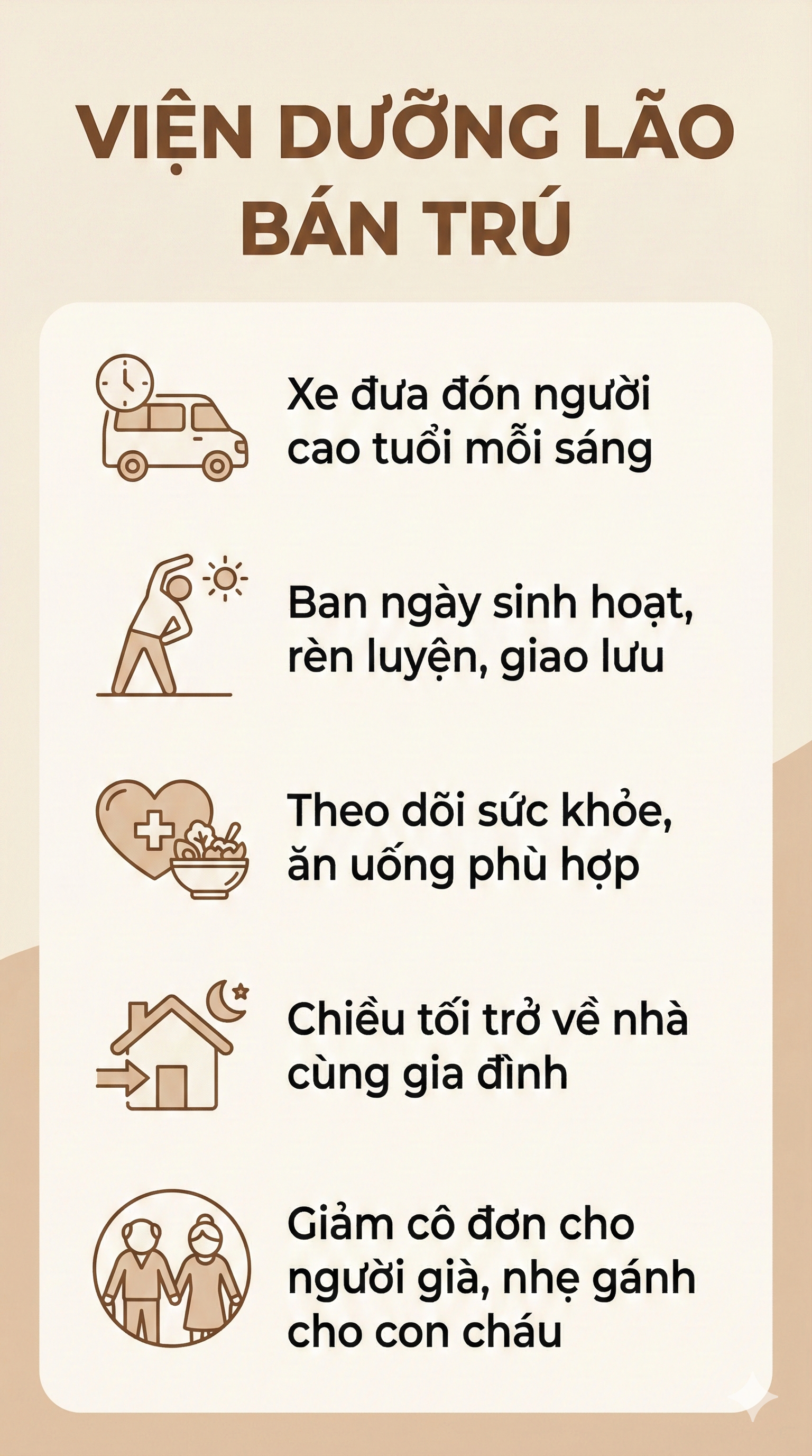 Một viện dưỡng lão bán trú đang được lên kế hoạch: Có xe đưa đón tận nơi, xây trên trung tâm hội nghị cũ - Ảnh 5.