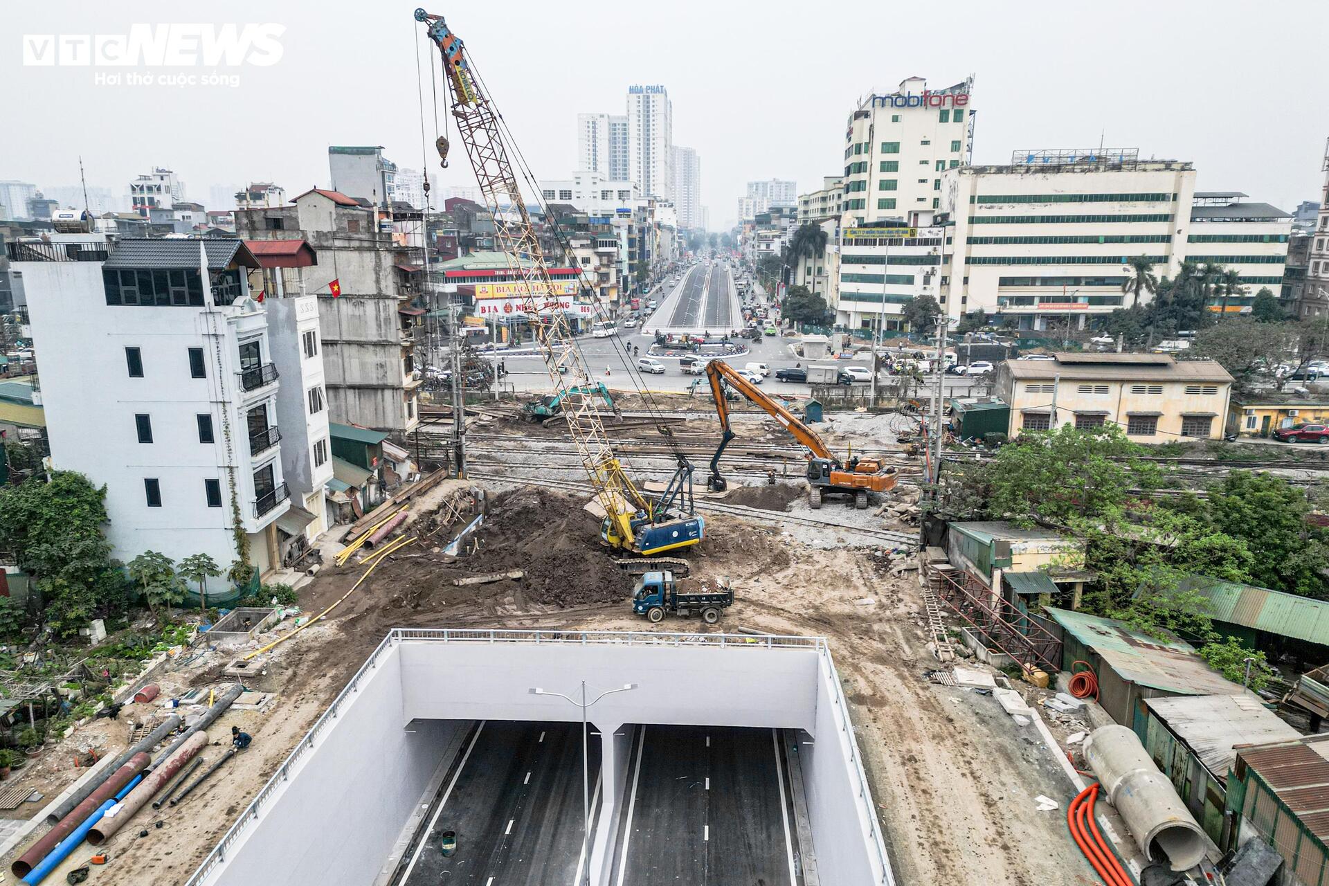 Diện mạo hầm chui gần 800 tỷ đồng ở Hà Nội trước ngày thông xe- Ảnh 3.