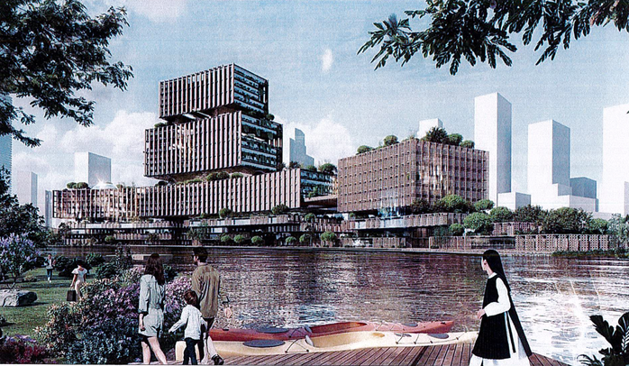 Lấy ý kiến thiết kế Trung tâm hành chính 6.000 người ở Thủ Thiêm- Ảnh 2.