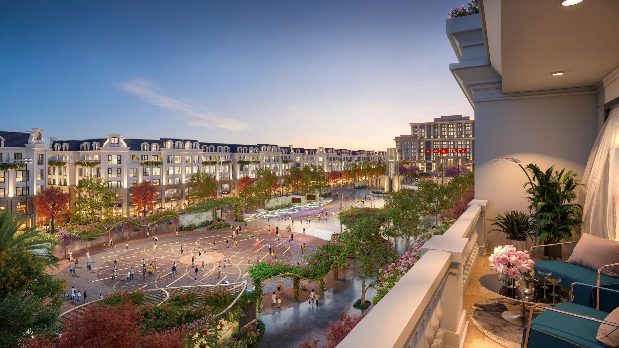 Không chỉ có ở Hồ Gươm, Nguyễn Huệ, bất động sản quảng trường nay bất ngờ xuất hiện tại Thái Nguyên - Ảnh 3.