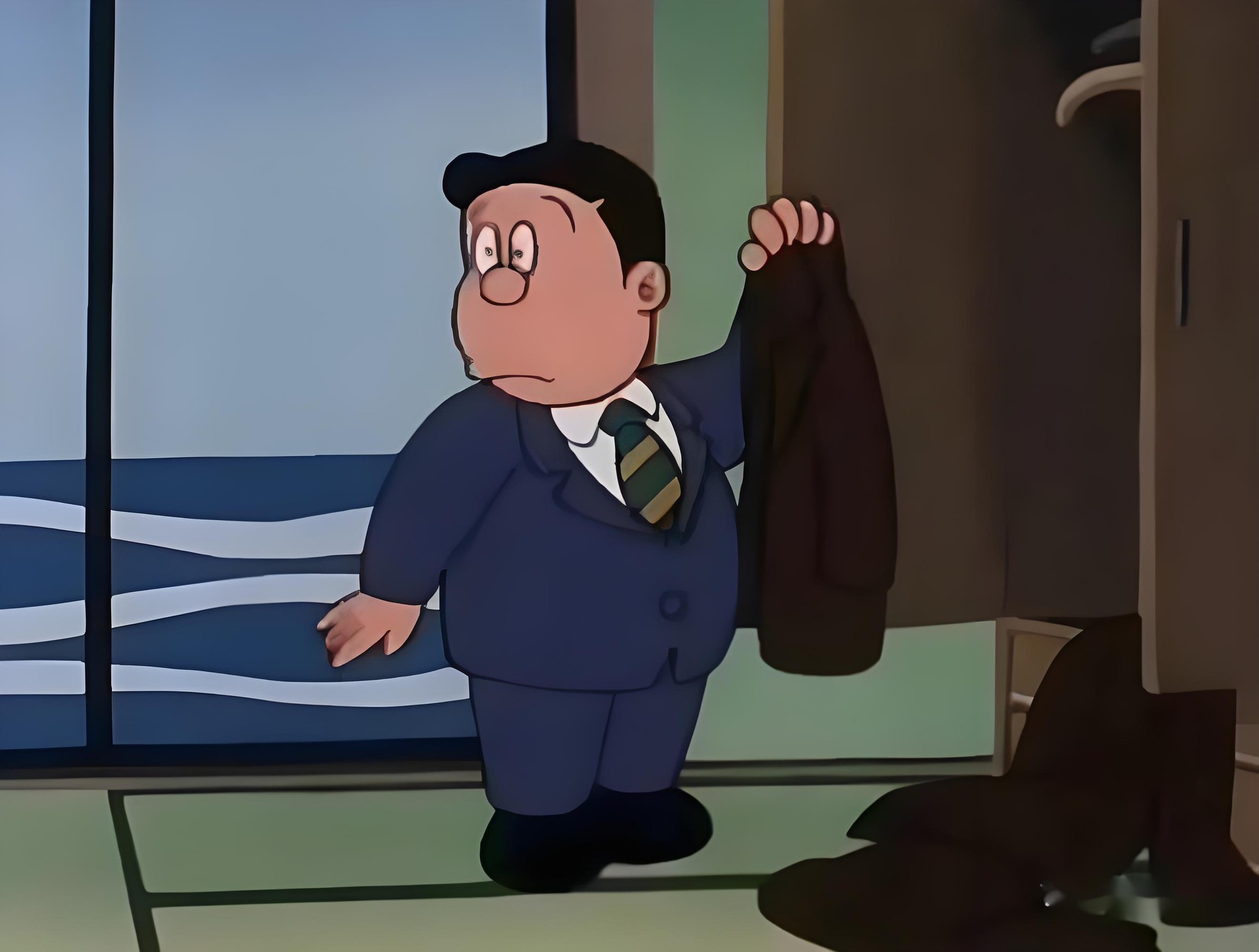 Tại sao bố Nobita gần như "vô hình" trong mọi cuộc khủng hoảng của con trai?- Ảnh 1.