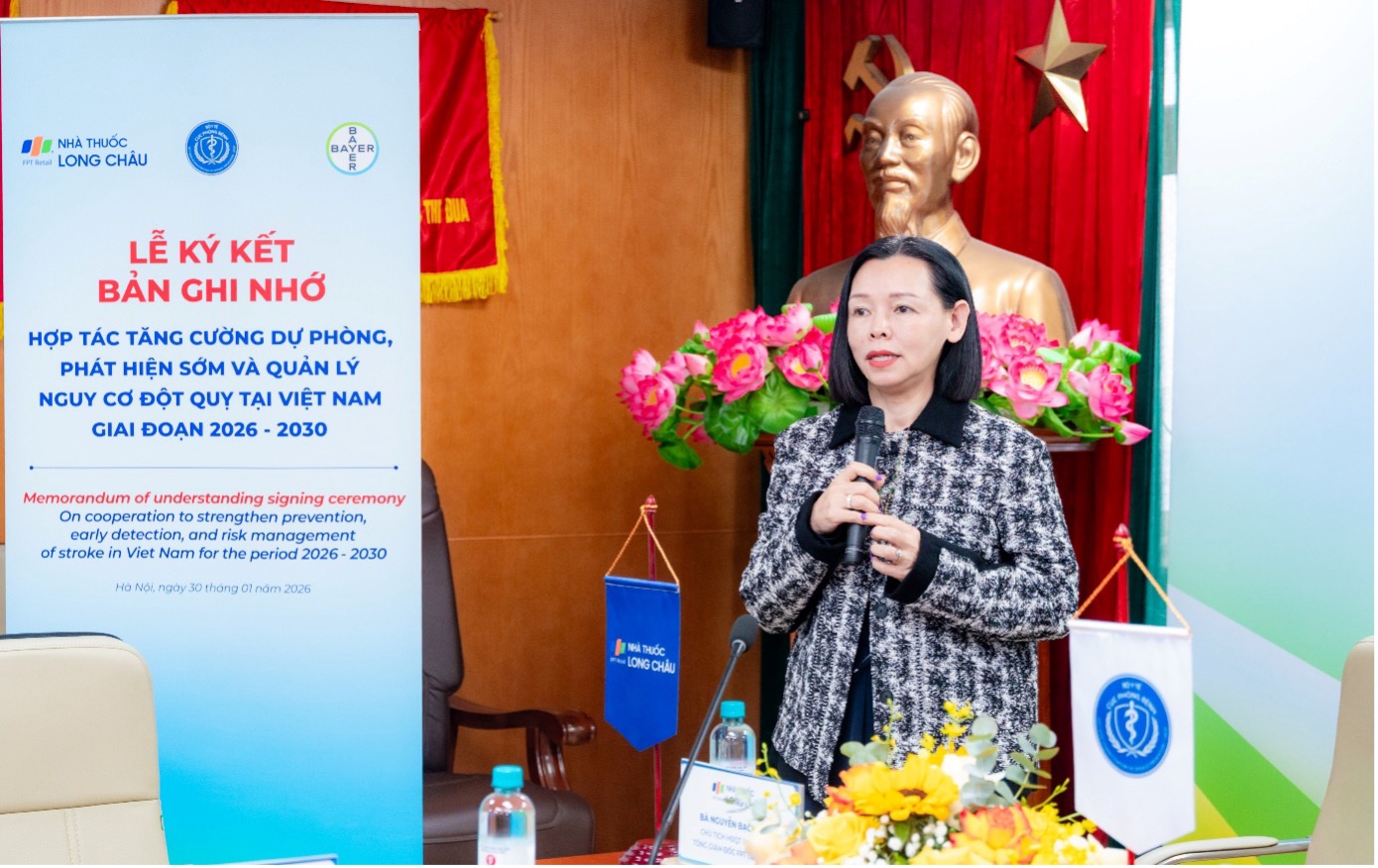 Long Châu, Bayer và Cục Phòng bệnh hợp tác công - tư chung tay phòng đột quỵ - Ảnh 3.