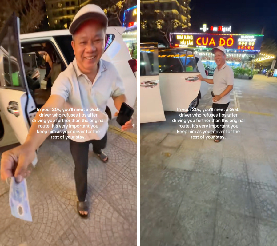 Khách Tây sững sờ vì bị tài xế Đà Nẵng "cự tuyệt" tiền tip, đã vậy còn bị ép nhận món quà đặc biệt ra sân bay- Ảnh 1.