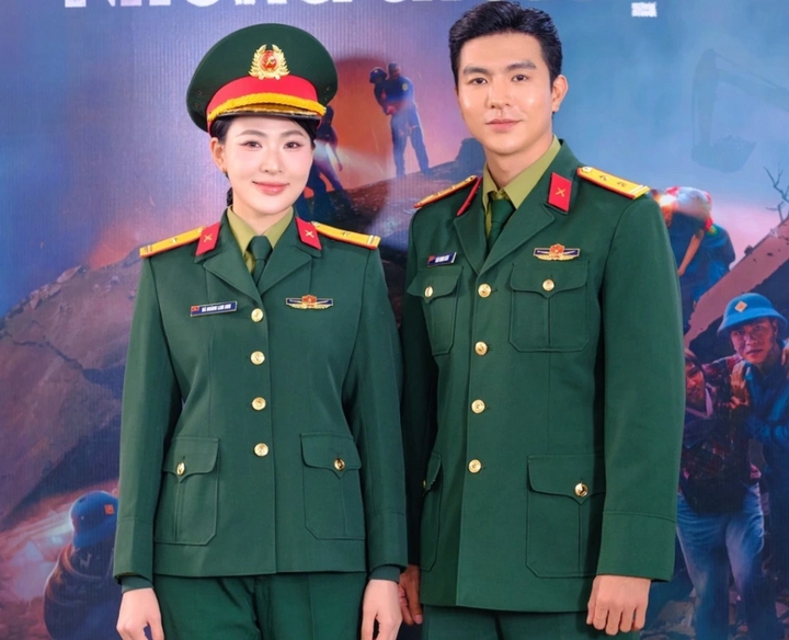 Nữ diễn viên đóng Thiếu tá, 'người tình màn ảnh' của Steven Nguyễn trên phim VTV- Ảnh 1.