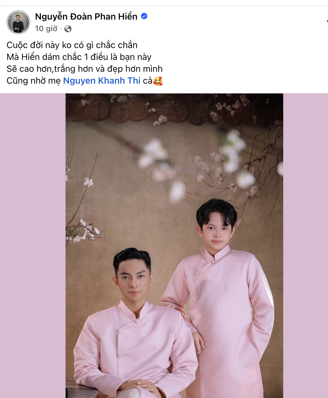 Quý tử "cực phẩm" nhà Phan Hiển: Thần thái chuẩn soái ca, bảng thành tích vượt xa ông bố nổi tiếng mới gây choáng - Ảnh 1.