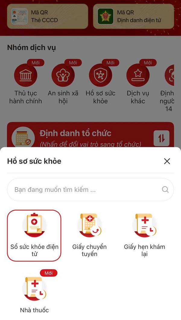 Cách tra cứu lịch sử khám chữa bệnh, đơn thuốc BHYT trên VNeID - Ảnh 3.