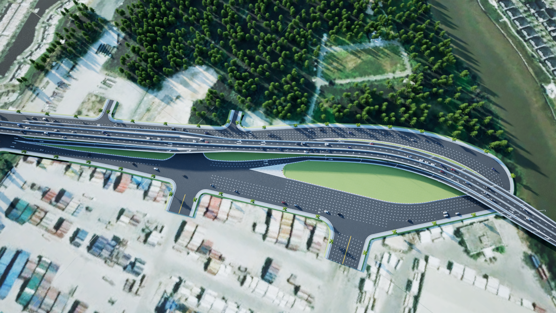 Phối cảnh trục đường liên cảng Cát Lái - Phú Hữu chuẩn bị khởi công năm 2026- Ảnh 5.