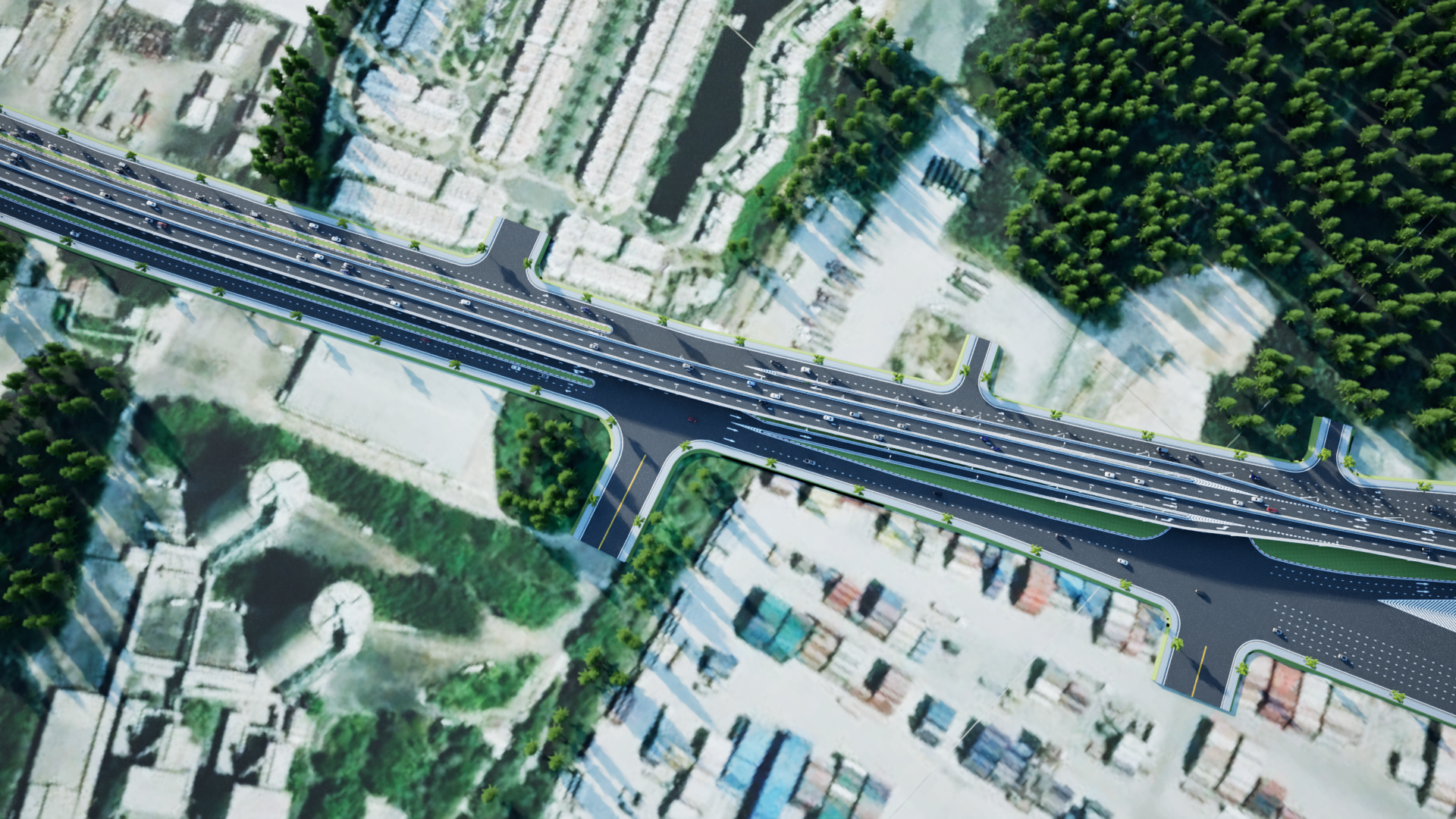 Phối cảnh trục đường liên cảng Cát Lái - Phú Hữu chuẩn bị khởi công năm 2026- Ảnh 6.