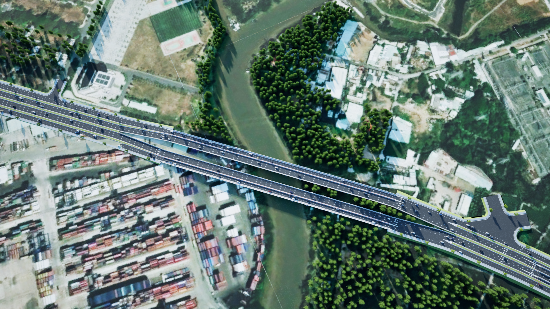 Phối cảnh trục đường liên cảng Cát Lái - Phú Hữu chuẩn bị khởi công năm 2026- Ảnh 8.