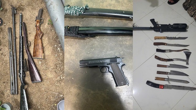 Khám xét nơi ở của Lê Trung Huy trong chuyên án lớn, tịch thu loạt tang vật chôn dưới vườn nhà- Ảnh 3.