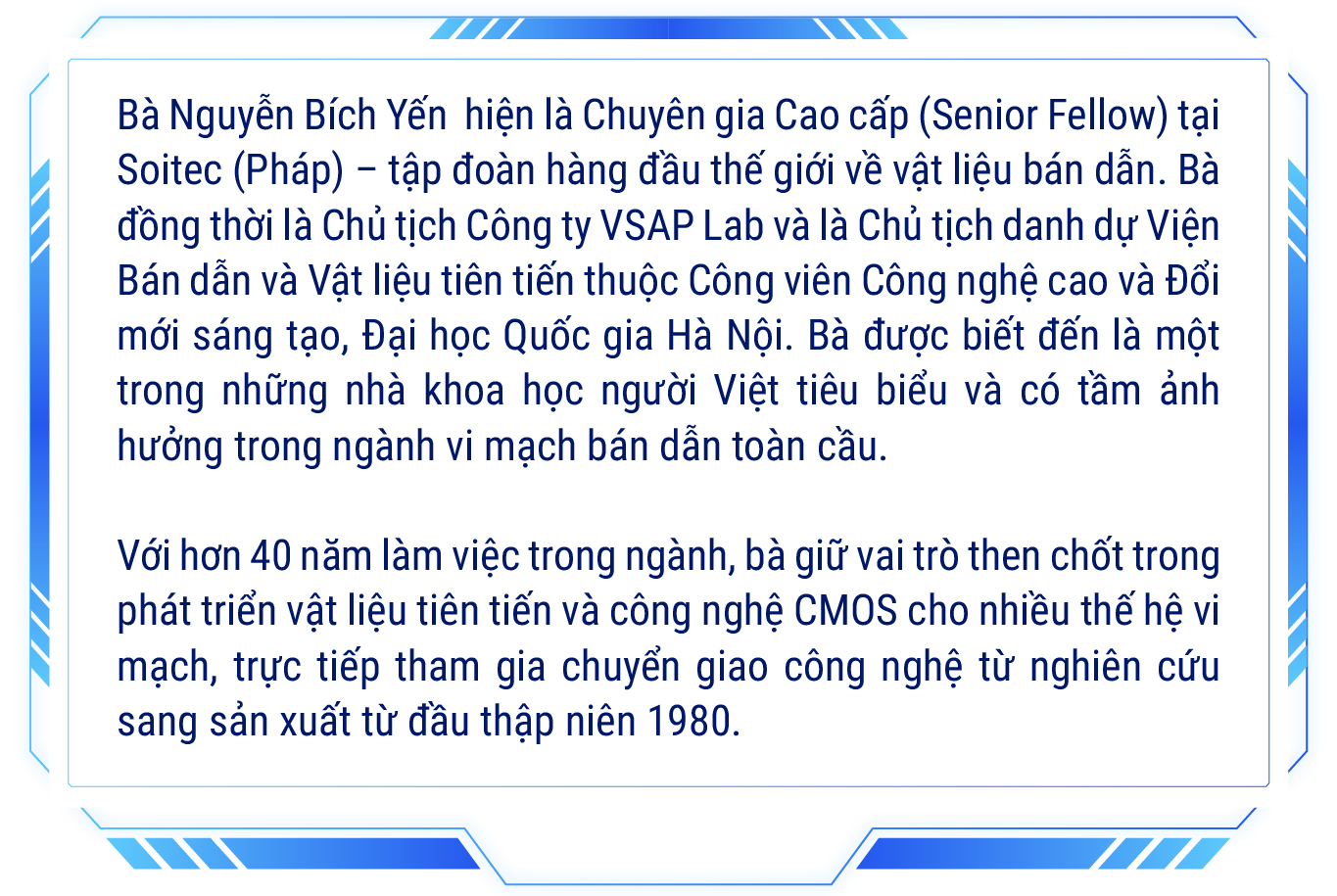 Luật chơi sản xuất chip thay đổi, nữ chuyên gia người Việt trong ngành bán dẫn nhấn mạnh Việt Nam đang ở thời điểm ‘vàng’ trong cuộc đua trị giá 1.000 tỷ USD- Ảnh 1.