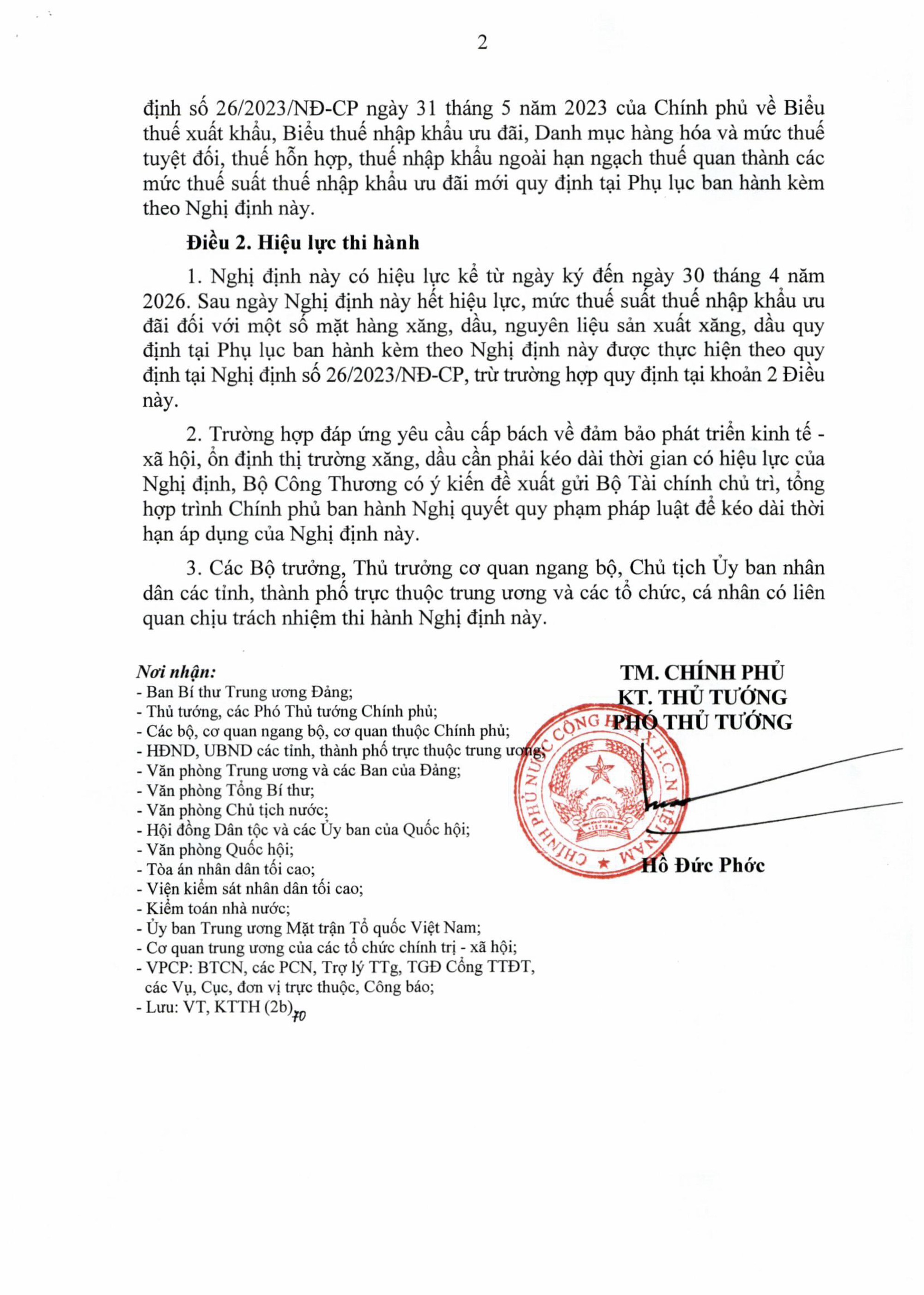 TOÀN VĂN: Nghị định số 72/2026/NĐ-CP giảm thuế một số mặt hàng xăng dầu về 0%- Ảnh 3.