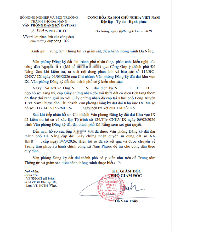 Đà Nẵng: Người dân bức xúc vì hồ sơ trễ hẹn và yêu cầu giải thích - Ảnh 1.