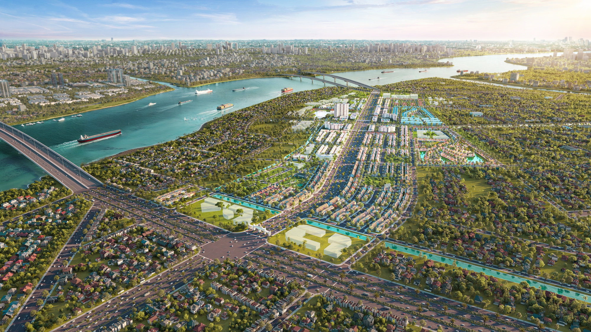 Lễ khởi công "Thành phố Ánh sáng" quy mô 176ha bên bờ sông Mã - Ảnh 4.