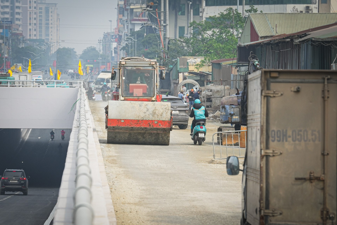 Hầm chui 780 tỷ đồng ở Hà Nội chạy nước rút về đích- Ảnh 10.