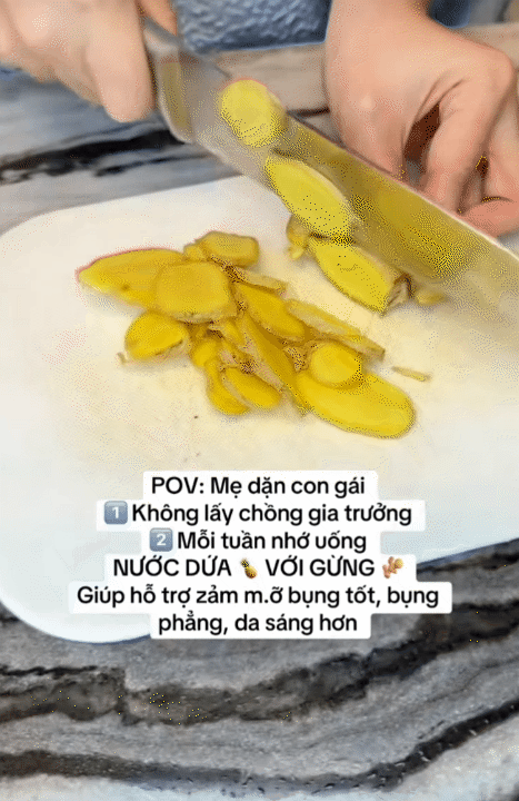 Không cần mỹ phẩm đắt tiền, mẹ U60 chỉ con gái uống loại nước này mỗi tuần: Giảm mỡ bụng, da sáng mịn thấy rõ- Ảnh 4.