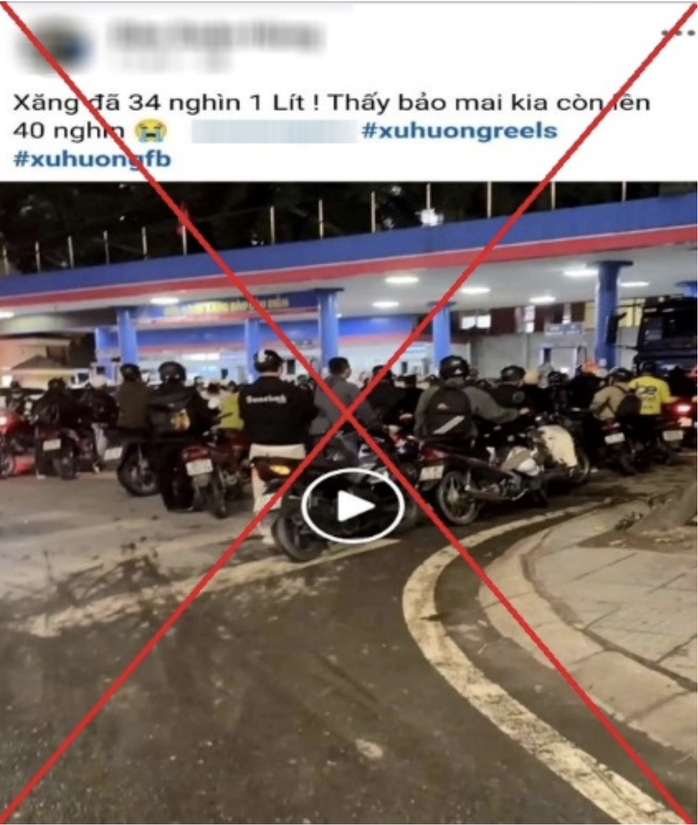 Nhân viên bán xe điện loan tin "xăng đã lên 34.000 đồng, mai kia còn lên 40.000 đồng" bị xử lý- Ảnh 2.