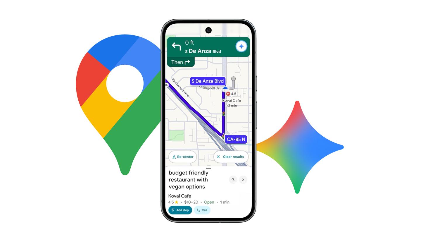 Thay đổi lớn nhất lịch sử của Google Maps : Bản đồ "hiểu chuyện" nhờ Gemini, hỏi gì đáp nấy, thêm điều hướng 3D- Ảnh 2.
