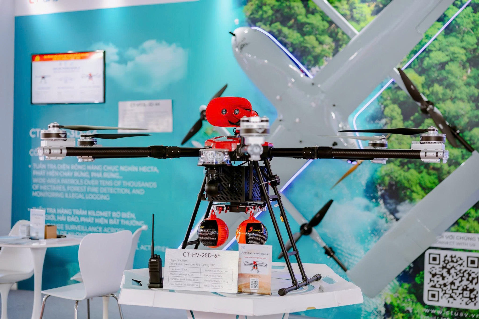 DN ra mắt UAV bầy đàn dùng AI: "Binh đoàn bầu trời" tự động dập lửa, cứu người từ cao độ 300m - Ảnh 1.