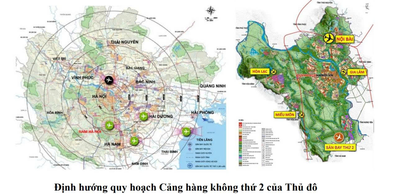 Sân bay quốc tế thứ hai của Hà Nội, công suất 50 triệu khách/năm: Dự tính xây dựng trên địa phận các xã nào?- Ảnh 1.