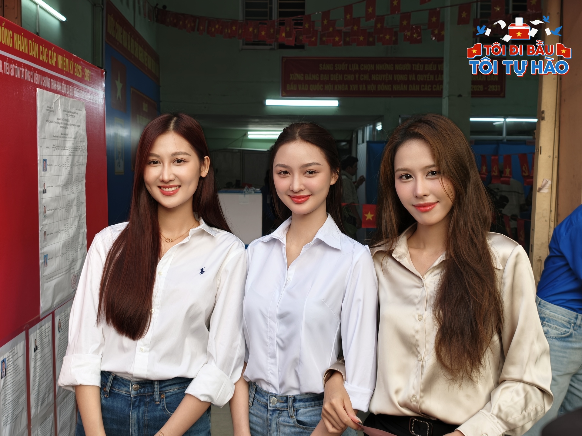 Dàn nghệ sĩ Việt tự hào, rạng rỡ đi bầu cử sáng nay!- Ảnh 5.