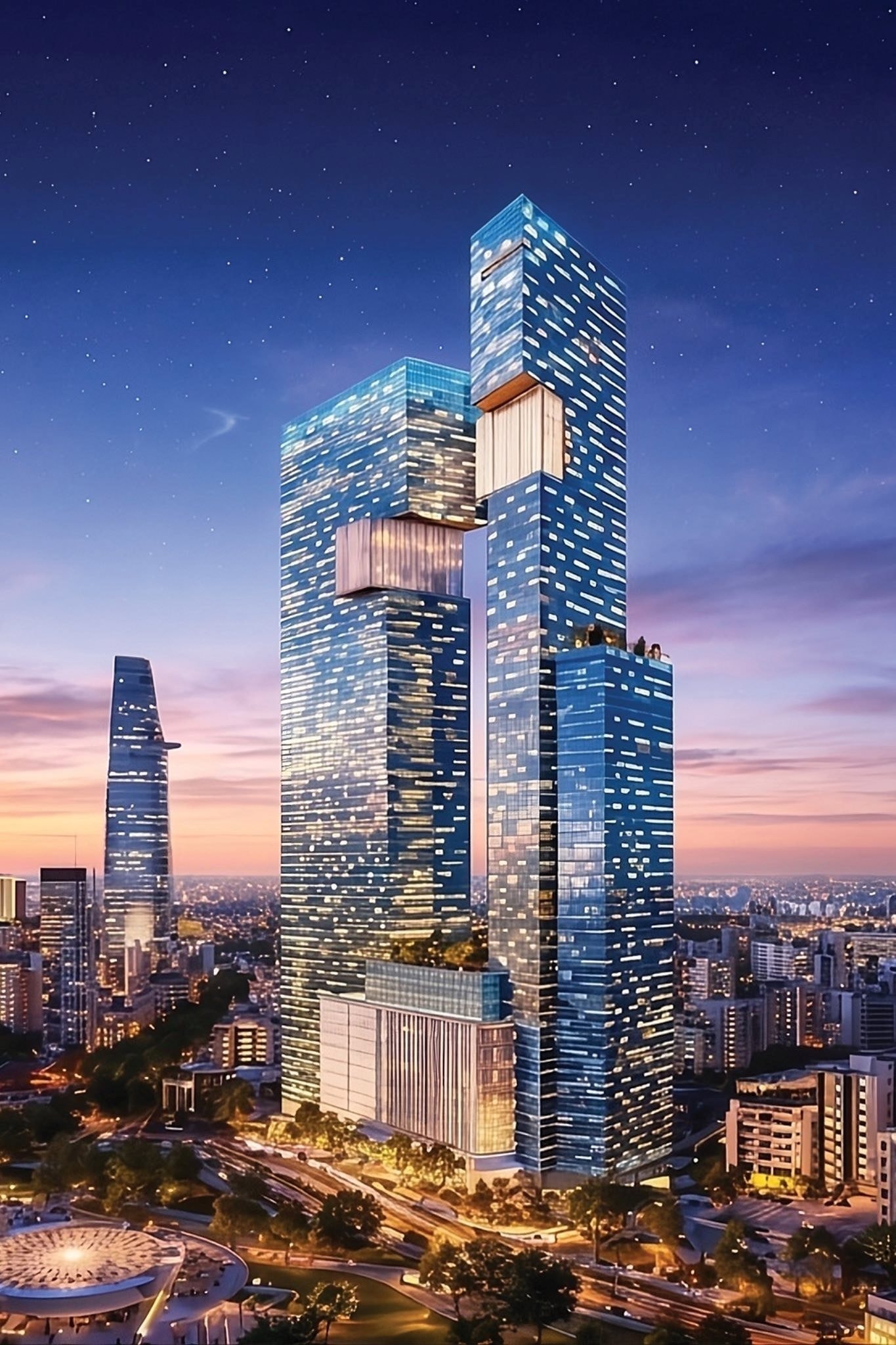 Khởi công tổ hợp tháp đôi cao 235m tại đất vàng khu tứ giác Bến Thành, DN nào đứng sau?- Ảnh 1.