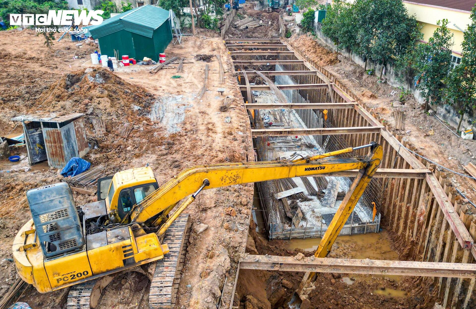 Cận cảnh dự án hơn 920 tỷ đồng chống ngập cho loạt khu đô thị phía Bắc Hà Nội- Ảnh 9.